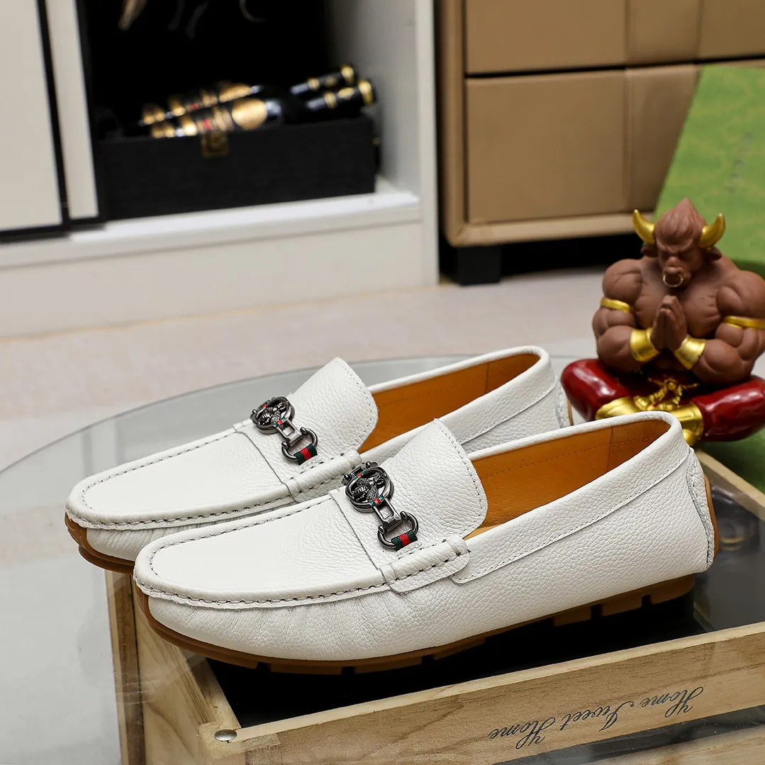 Men's shoes💰360💰🕷🕷️【 GUCCI 】Gucci's best-selling trendy men's casual slip-on shoes 🇨🇳Official website original 1:1 mold 💯Original quality, fine workmanship ☘Fashionable and versatile, perfect shape, comfortable on the feet 🍓Trendy men's recommended model, imported cowhide on the top layer 🎋High-quality pigskin lining, rubber wear-resistant and non-slip outsole, high-end atmosphere, worth owning 🍉Optional 38-44